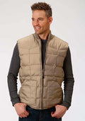 Roper 1473 Poly Filled (Khaki) - Men's Vest