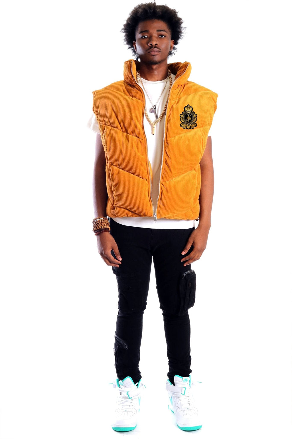 BUFFER Corduroy Puff Vest